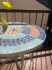 Tavolino bistrot mosaico