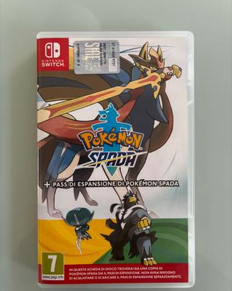 Pokémon spada Nintendo switch
