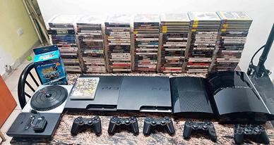 LOTTO PS3: 4 CONSOLE+ 5 JOYSTICK+ 180 GIOCHI +…
