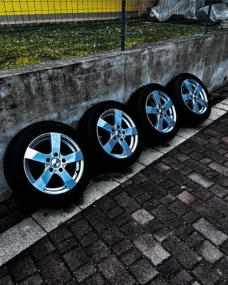 Cerchi Dezen da 16 + gomme invernali Continental
