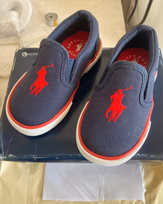 Ralph Lauren Scarpe Bambino Blu 21.5