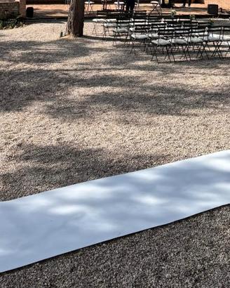 Tappeto passatoia bianco 1 x 30 mt matrimonio
