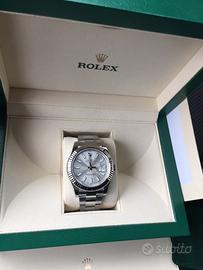 Rolex  41mm date  ghiera oro bianco