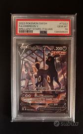 Pokémon TCG Umbreon V TG22 Astri Lucenti ITA PSA 1