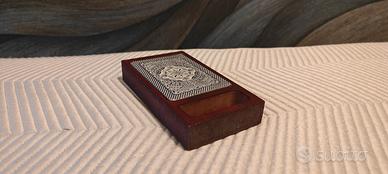 mazzo di carte Vannini con box in legno