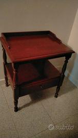 collezione, comodino anni 50 in legno massello 