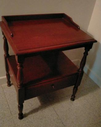 collezione, comodino anni 50 in legno massello 