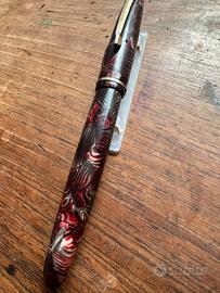 Stilografica francese lacca lavorazione cinese oro