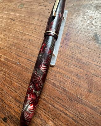 Stilografica francese lacca lavorazione cinese oro