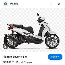 Piaggio Beverly 310 NUOVO euro 5 - PERMUTE