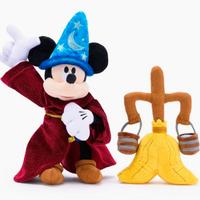 Disney Set Peluche Fantasia Topolino e Scopa NUOVO