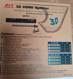 Splitter Rextron 3D HDMI 