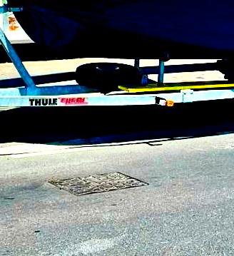 Rimorchio/carrello per barca thule-ellebi 730