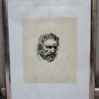 Pietro Annigoni - litografia su pietra