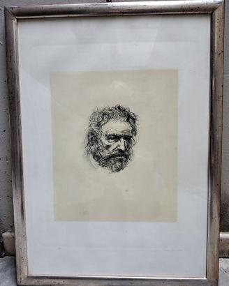 Pietro Annigoni - litografia su pietra