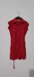 Camicia lunga vintage ricamata
