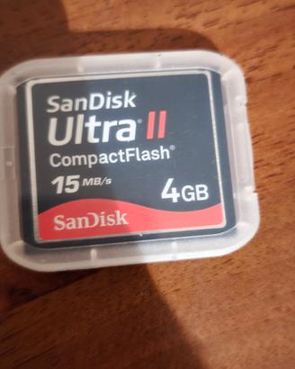 Scheda di memoria CompactFlash 4GB

