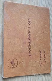 LIBRETTO  USO E MANUTENZIONE  LAMBRETTA  125 C LC