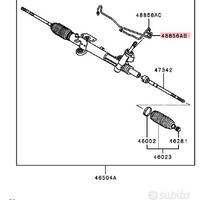 Tubo olio servosterzo mitsubishi evo 10