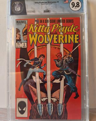 Kitty pride and Wolverine  #5EGC 9.8