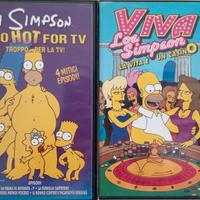 4 Videocassette The Simpson Vintage anni 90
