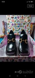 Jeffrey Campbell Curator Black shiny gold