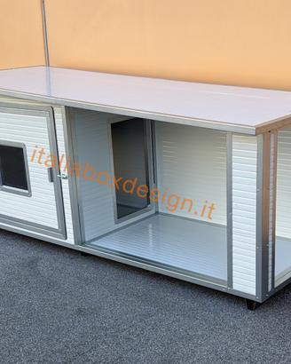 Cuccia con veranda coibentata