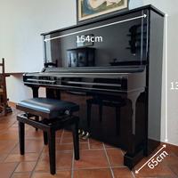 Pianoforte verticale Yamaha U3 nero con panca 