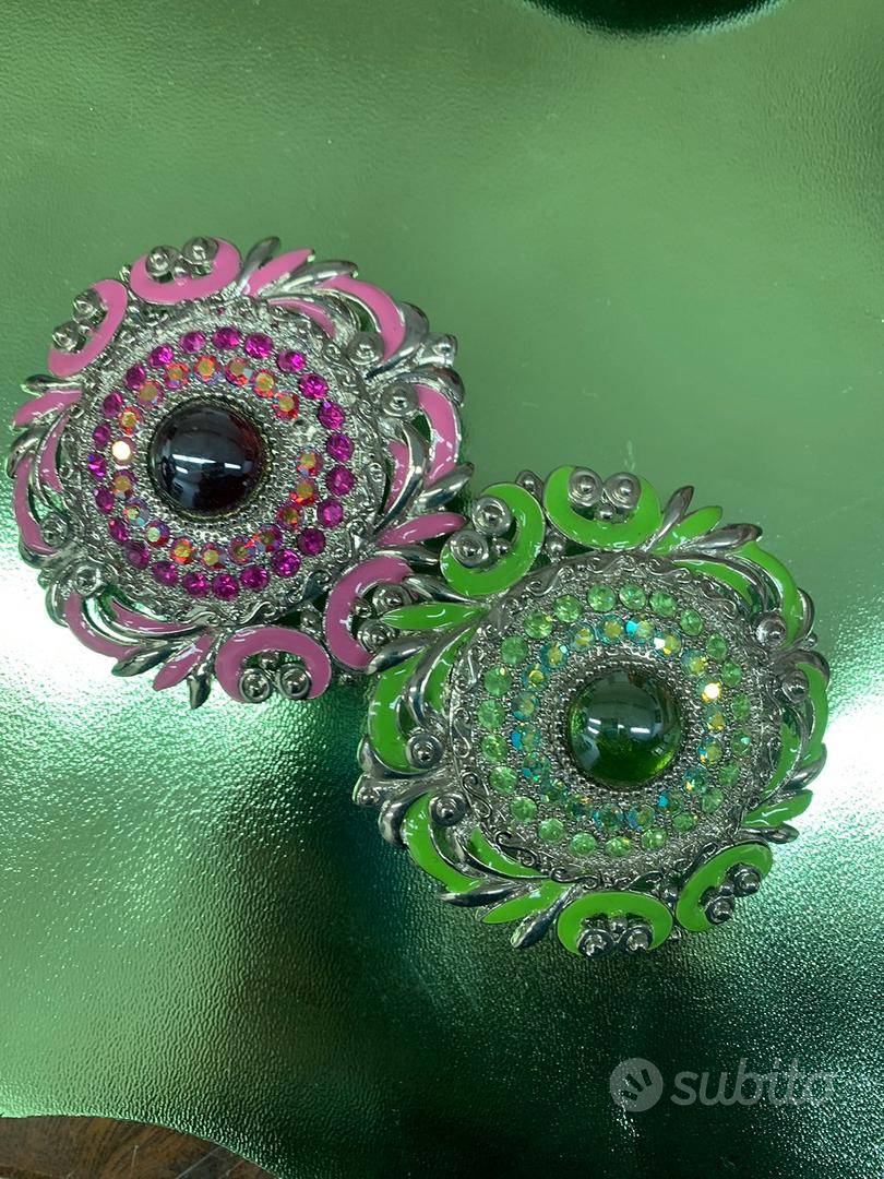 50 Pz X Hot Fix Ferro Su Rivetti A Stella Prisma Borchie Superiori - Foto 12