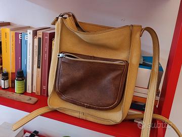 Borsello pelle handmade con tracolla 