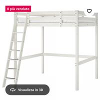 Letto soppalco ikea gia smontato
