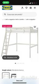 Letto soppalco ikea gia smontato