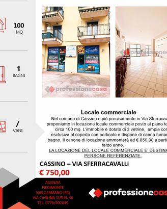 Locale 100 mq