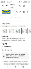 Letto Ikea smastad