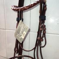 BRIGLIA INGLESE  EQUESTRO IN CUOIO SUPERIORE