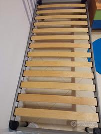 2 reti letto singolo a doghe