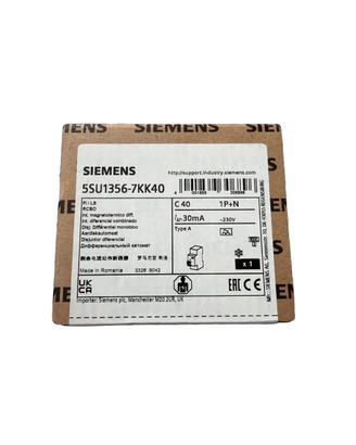 Siemens C40 1P+N interrutore magneto termico