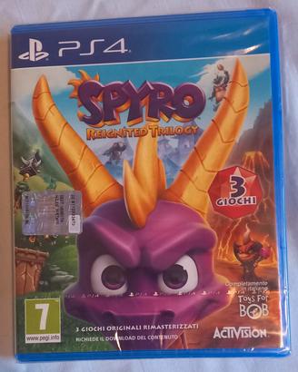 playstation 4 Spyro Trilogy nuovo con cellophane 