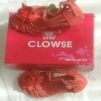 Sandali donna rossi Tg 39 Nuovi con cartellino