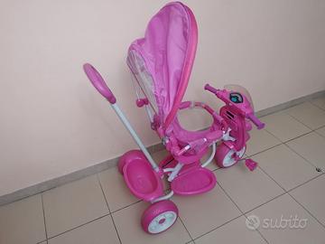 Triciclo bici bambini rosa LAMAS TOYS