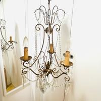 Lampadario vintage francese stile Luigi XV