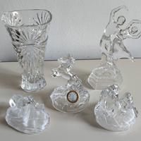 Lotto oggettistica cristalli.