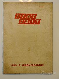 MANUALE FIAT 241T USO E MANUTENZIONE