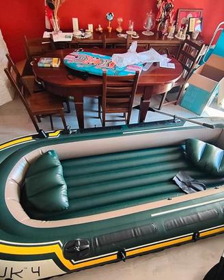 Canotto Gonfiabile Intex Seahawk 4 (Set Completo)