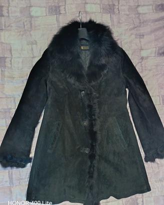  Capotto donna in vera pelle e volpe 