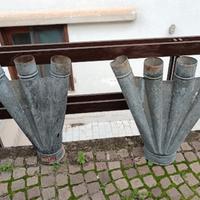 Elementi vintage industrial ex impianto areazione 