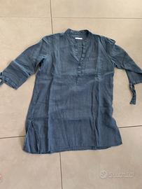 Camicia lunga lini