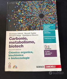 Carbonio, metabolismo, biotech Zanichelli chimica