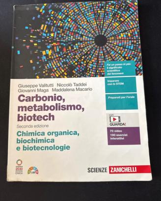 Carbonio, metabolismo, biotech Zanichelli chimica