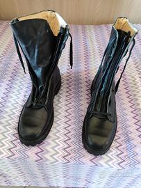 scarponi militari originali in pelle taglia 42